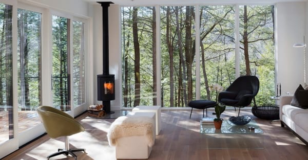 Combine several different ideas to create a stylish living room 600x313 - Tiện nghi với 4 cách thiết kế nội thất cho không gian nhà ở nhỏ, hẹp