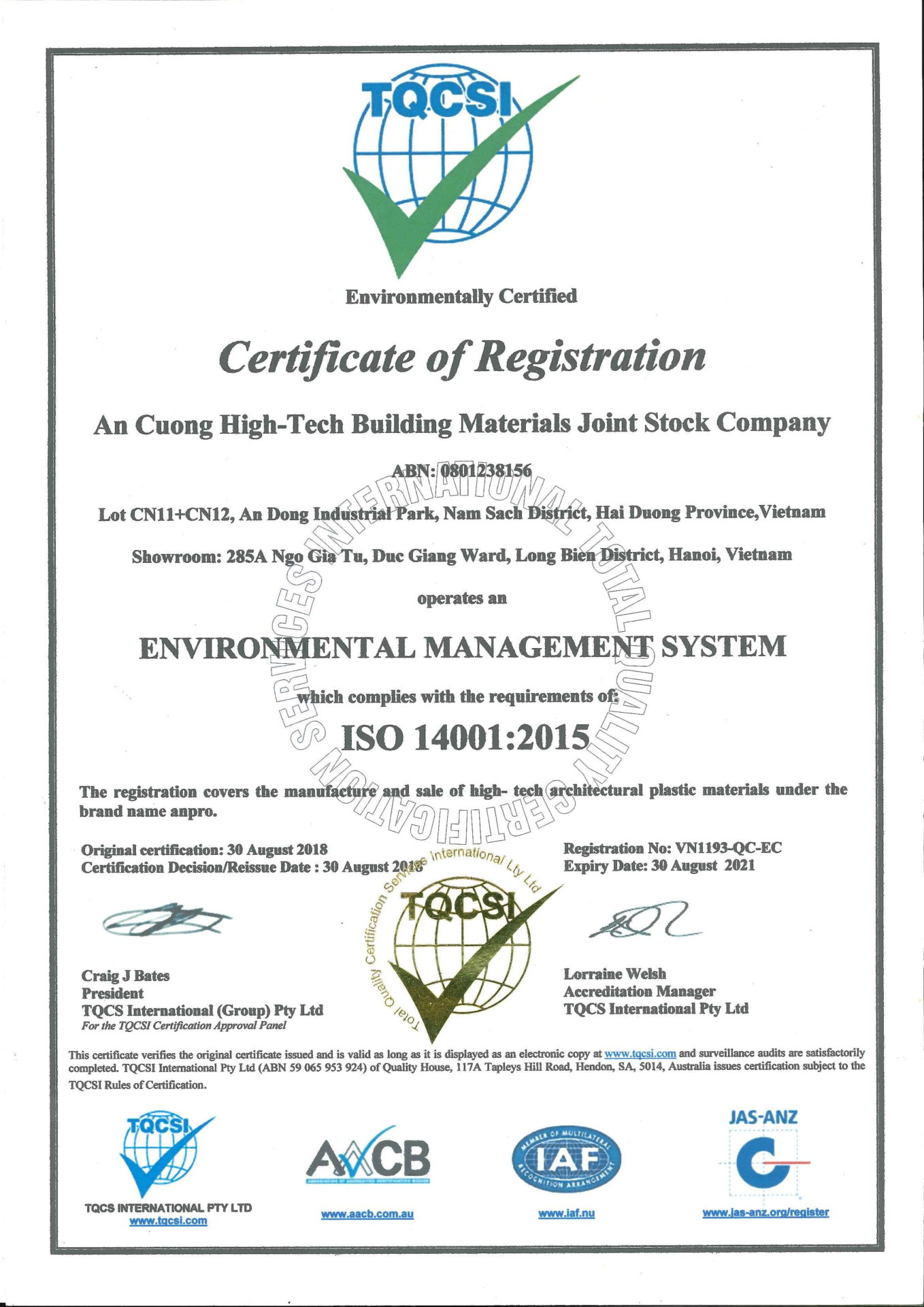4 Environmental Management 1 1 e1560909891166 - 7 ưu điểm của sàn nhựa vân thảm cao cấp từ AnPro