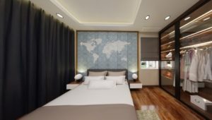 Tranh 3D 300x170 - Không gian ngủ tuyệt vời hơn với tấm nhựa ốp tường phòng ngủ