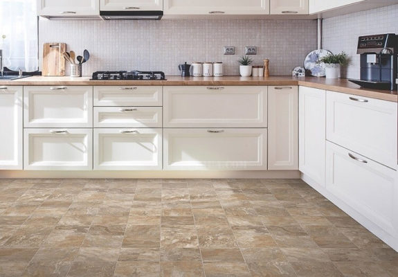 san gach men lap nha bep 575x400 - How to choose a beautiful floor to help refurbish the kitchen