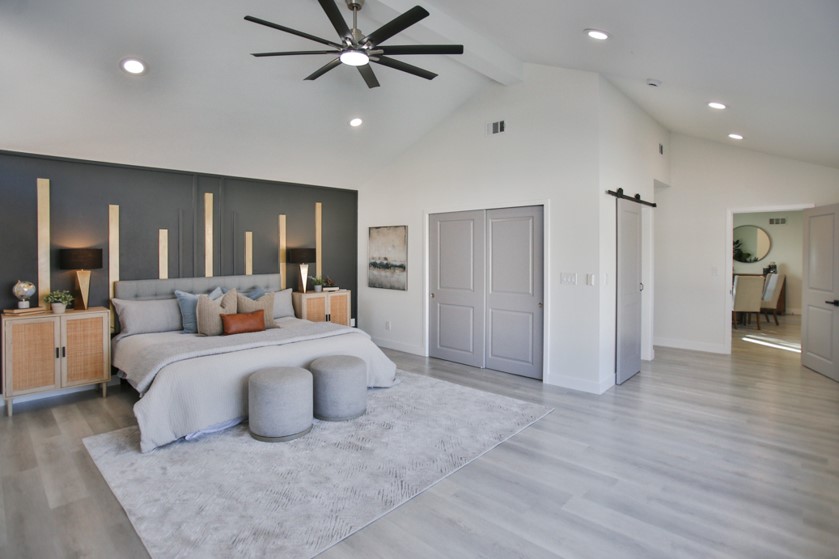 Sàn SPC AnPro được ứng dụng tại công trình nhà ở tại California, Mỹ.